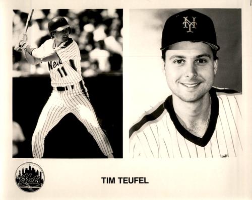 1989 New York Mets Photos #NNO Tim Teufel Front