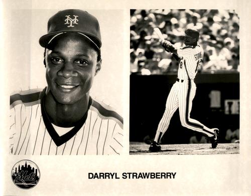 1989 New York Mets Photos #NNO Darryl Strawberry Front