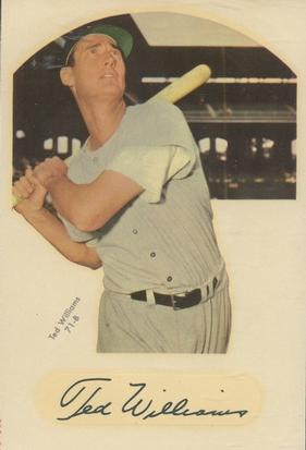 1952 Star-Cal Large Decals #71-B Ted Williams Front