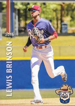 2016 Grandstand Frisco RoughRiders #NNO Lewis Brinson Front