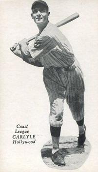 1932 Zee-Nut Pacific Coast League #NNO Cleo Carlyle Front