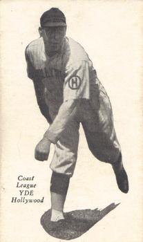 1932 Zee-Nut Pacific Coast League #NNO Emil Yde Front