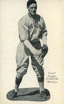 1932 Zee-Nut Pacific Coast League #NNO George Caster Front