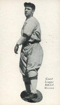 1932 Zee-Nut Pacific Coast League #NNO Peter Ricci Front