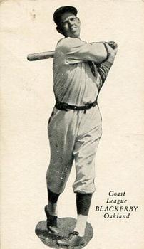 1932 Zee-Nut Pacific Coast League #NNO George Blackerby Front