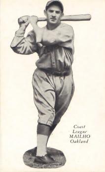1932 Zee-Nut Pacific Coast League #NNO Emil Mailho Front
