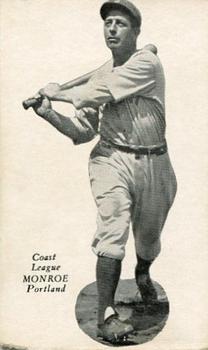 1932 Zee-Nut Pacific Coast League #NNO John Monroe Front