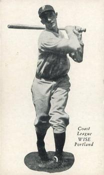 1932 Zee-Nut Pacific Coast League #NNO George Wise Front