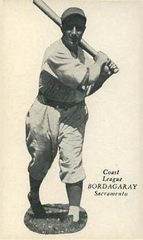 1932 Zee-Nut Pacific Coast League #NNO Stan Bordagaray Front