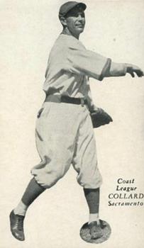 1932 Zee-Nut Pacific Coast League #NNO Earl Collard Front
