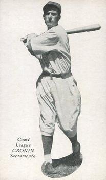 1932 Zee-Nut Pacific Coast League #NNO Jim Cronin Front