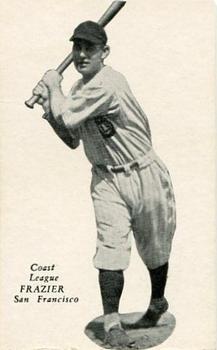 1932 Zee-Nut Pacific Coast League #NNO Foy Frazier Front