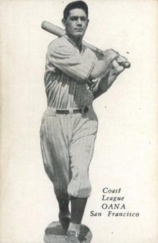 1932 Zee-Nut Pacific Coast League #NNO Henry Oana Front