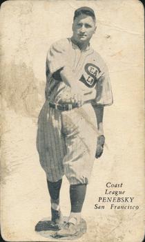 1932 Zee-Nut Pacific Coast League #NNO Adolph Penebsky Front