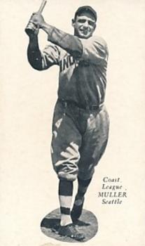 1932 Zee-Nut Pacific Coast League #NNO Fred Muller Front