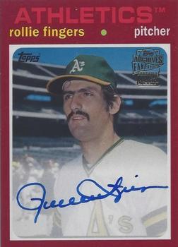 2016 Topps Archives - Fan Favorite Autographs Red Border #FFA-RF Rollie Fingers Front