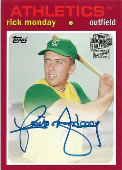 2016 Topps Archives - Fan Favorite Autographs Red Border #FFA-RM Rick Monday Front