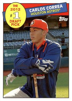 2016 Topps Archives - 1985 Topps #1 Draft Picks #85DP-CC Carlos Correa Front