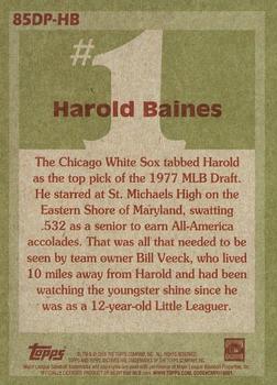 2016 Topps Archives - 1985 Topps #1 Draft Picks #85DP-HB Harold Baines Back