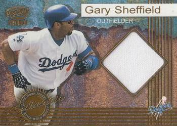 2001 Pacific - Game Jersey #3 Gary Sheffield  Front