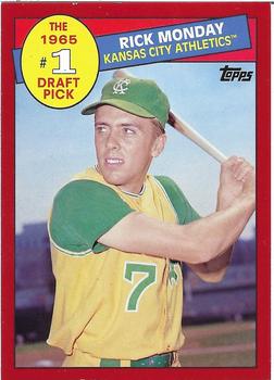 2016 Topps Archives - 1985 Topps #1 Draft Pick Red Border #85DP-RM Rick Monday Front