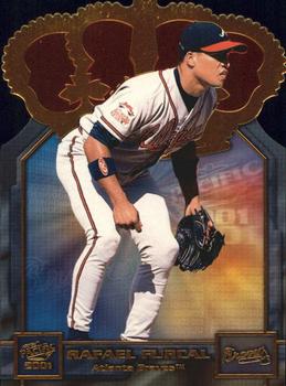 2001 Pacific - Gold Crown Die Cuts #4 Rafael Furcal  Front