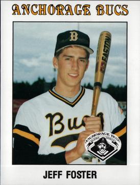 1991 Anchorage Bucs #21 Jeff Foster Front
