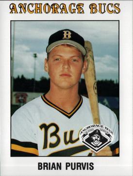 1991 Anchorage Bucs #25 Brian Purvis Front