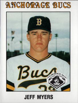 1991 Anchorage Bucs #26 Jeff Myers Front