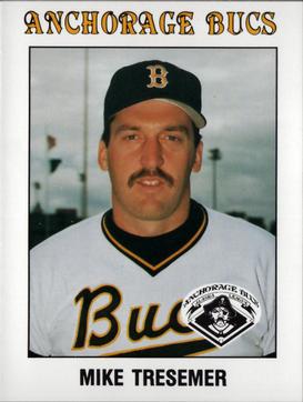 1991 Anchorage Bucs #34 Mike Tresemer Front