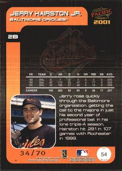 2001 Pacific - Hobby LTD #54 Jerry Hairston Jr.  Back
