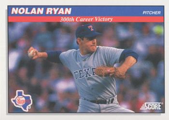 1991 Score Nolan Ryan Life And Times #3 Nolan Ryan Front