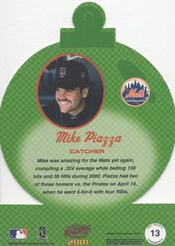 2001 Pacific - Ornaments #13 Mike Piazza  Back