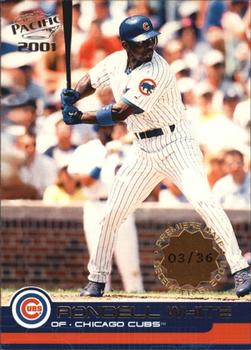 2001 Pacific - Premiere Date #87 Rondell White  Front