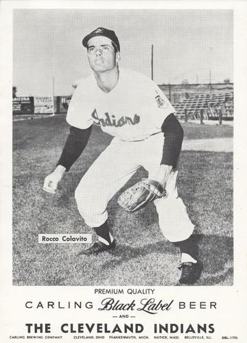1957 Carling Black Label Beer Cleveland Indians 8x12 #DBL-179L Rocky Colavito Front