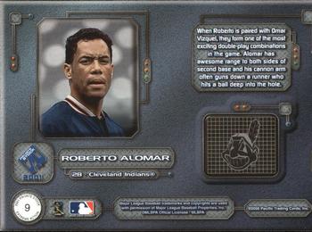 2001 Pacific Private Stock - Extreme Action #9 Roberto Alomar  Back