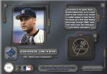 2001 Pacific Private Stock - Extreme Action #11 Derek Jeter  Back
