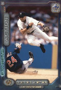 2001 Pacific Private Stock - Extreme Action #11 Derek Jeter  Front