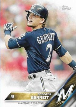 2016 Topps Milwaukee Brewers #MB-4 Scooter Gennett Front