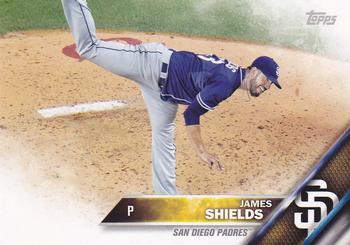 2016 Topps San Diego Padres #SDP-2 James Shields Front
