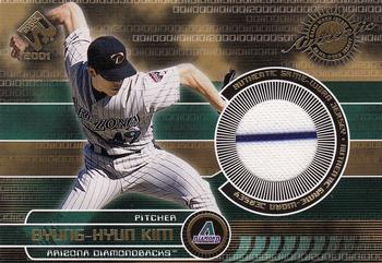 2001 Pacific Private Stock - Game-Used Gear #16 Byung-Hyun Kim Front