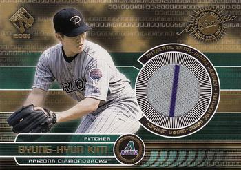 2001 Pacific Private Stock - Game-Used Gear #17 Byung-Hyun Kim Front