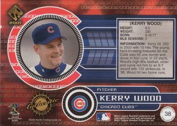 2001 Pacific Private Stock - Game-Used Gear #38 Kerry Wood Back