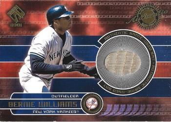 2001 Pacific Private Stock - Game-Used Gear #124 Bernie Williams Front