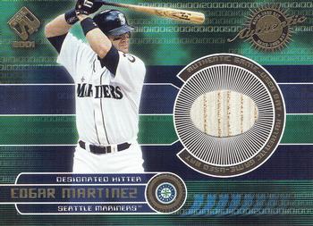 2001 Pacific Private Stock - Game-Used Gear #159 Edgar Martinez Front