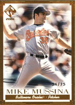 2001 Pacific Private Stock - Gold Portraits #18 Mike Mussina  Front