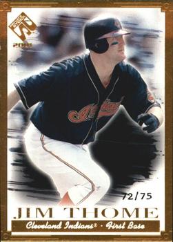 2001 Pacific Private Stock - Gold Portraits #36 Jim Thome  Front