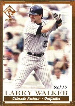 2001 Pacific Private Stock - Gold Portraits #41 Larry Walker  Front