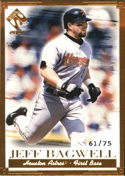 2001 Pacific Private Stock - Gold Portraits #50 Jeff Bagwell  Front