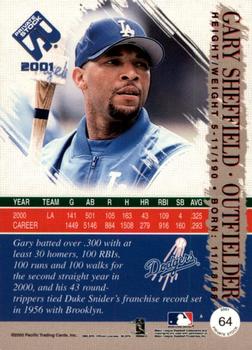 2001 Pacific Private Stock - Gold Portraits #64 Gary Sheffield  Back